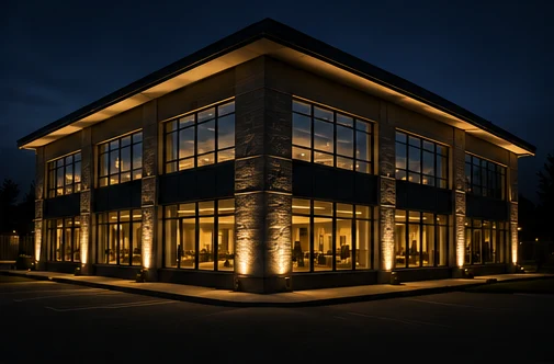 idalite permanent outdoor lighting installation